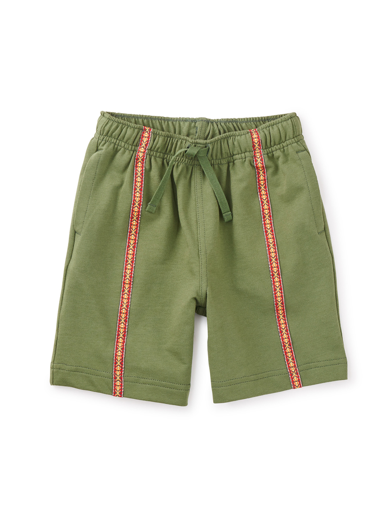 Twill Tape Detail Shorts