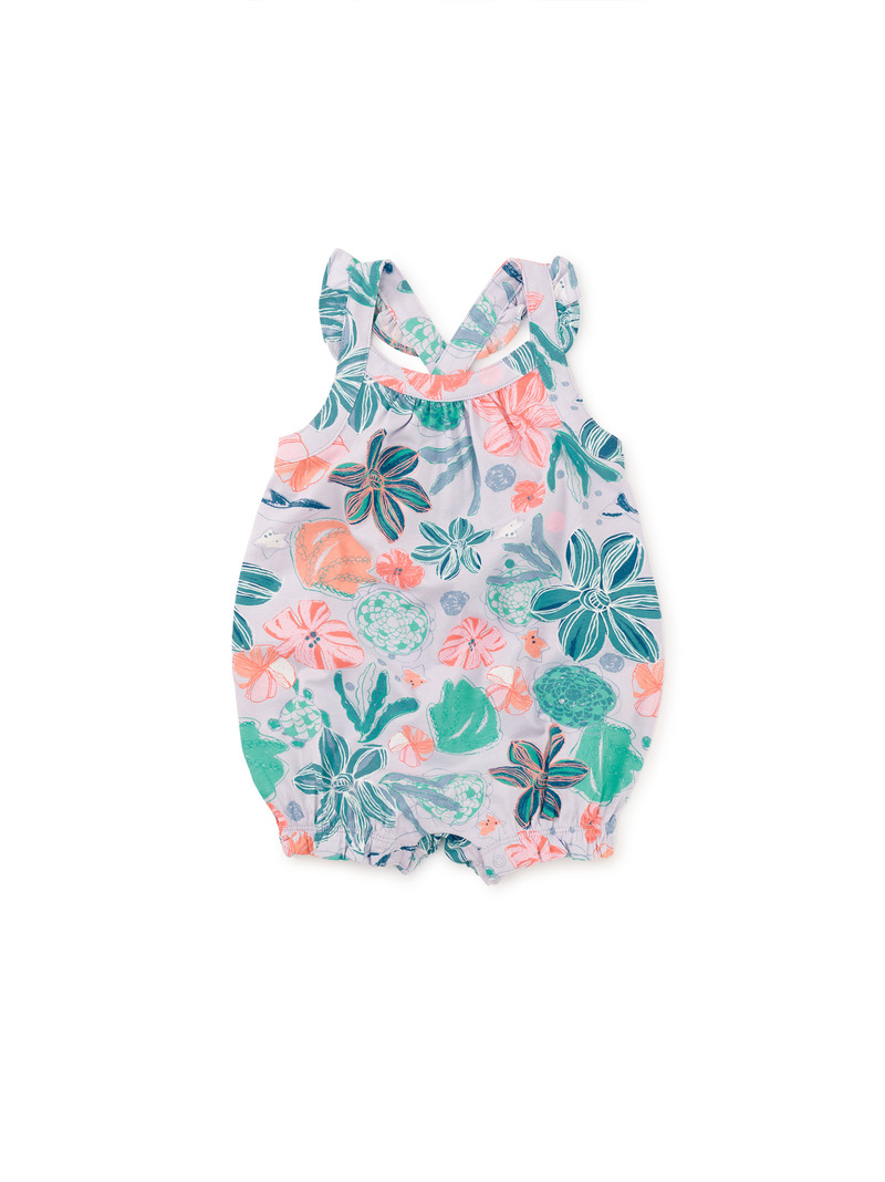 Cross-Back Baby Romper