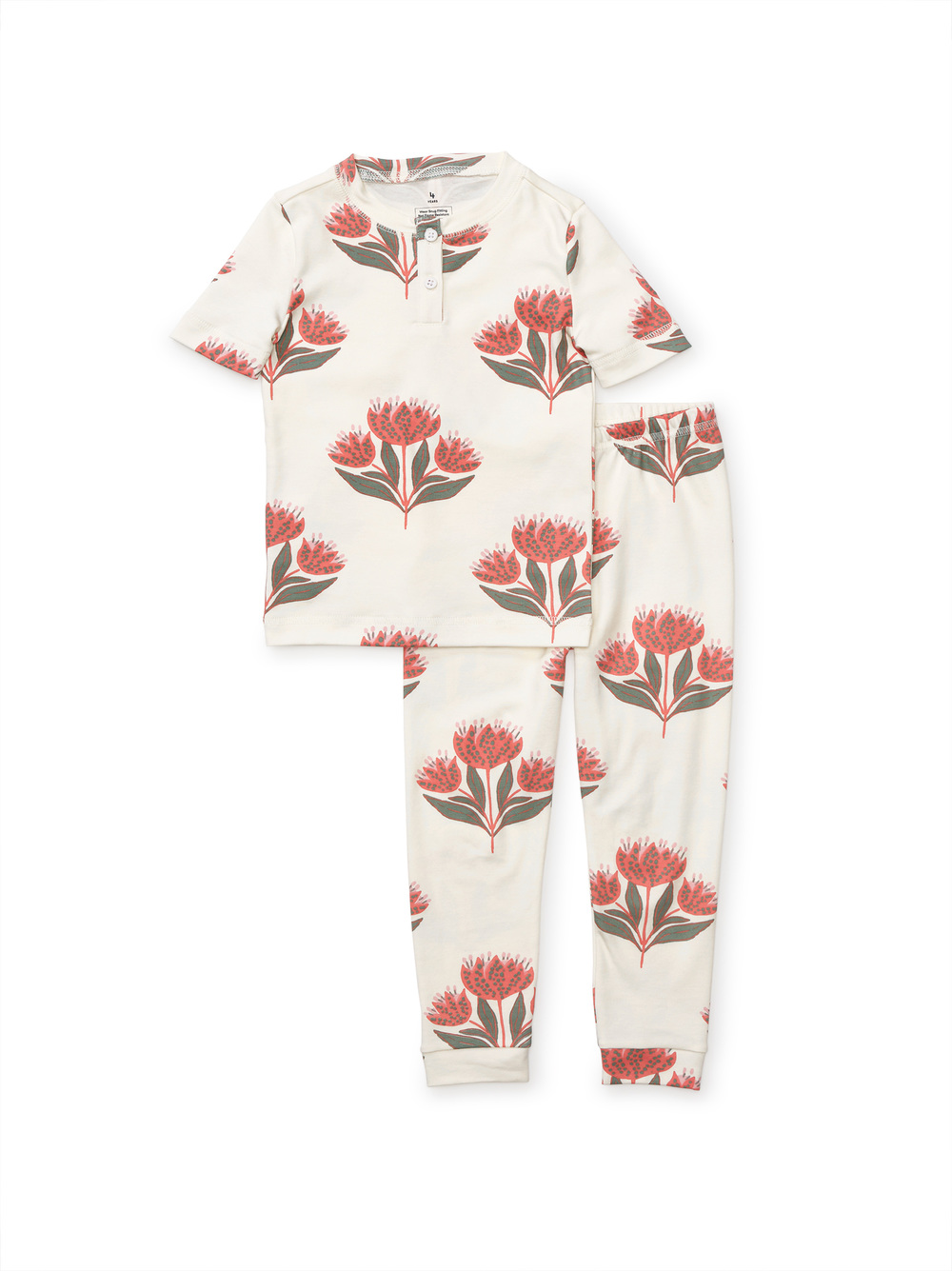 Pima Cotton Henley Pajama Set