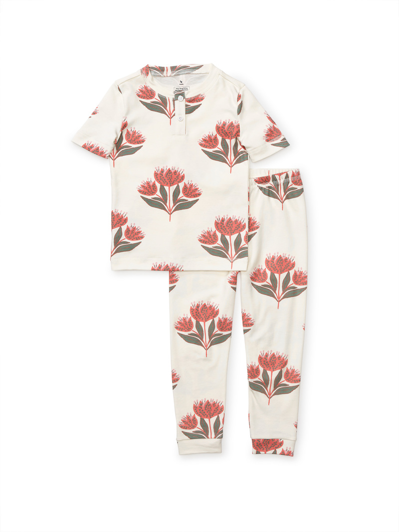 Pima Cotton Henley Pajama Set