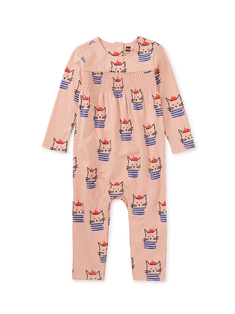 Smocked Chest Baby Romper