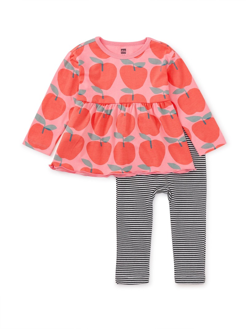 Peplum Top & Pants Baby Set