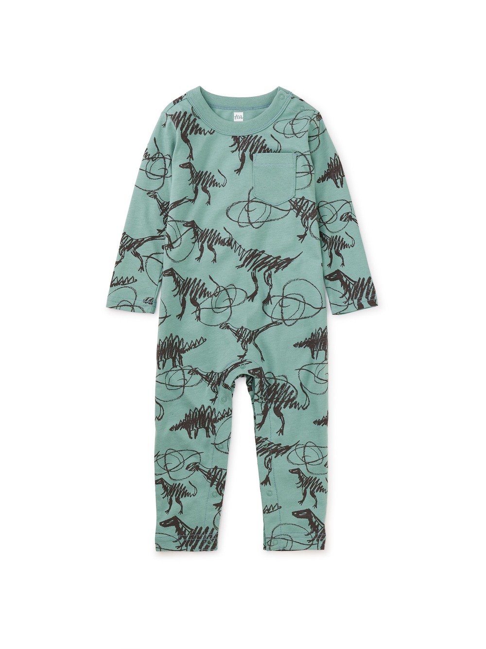 Long Sleeve Pocket Baby Romper