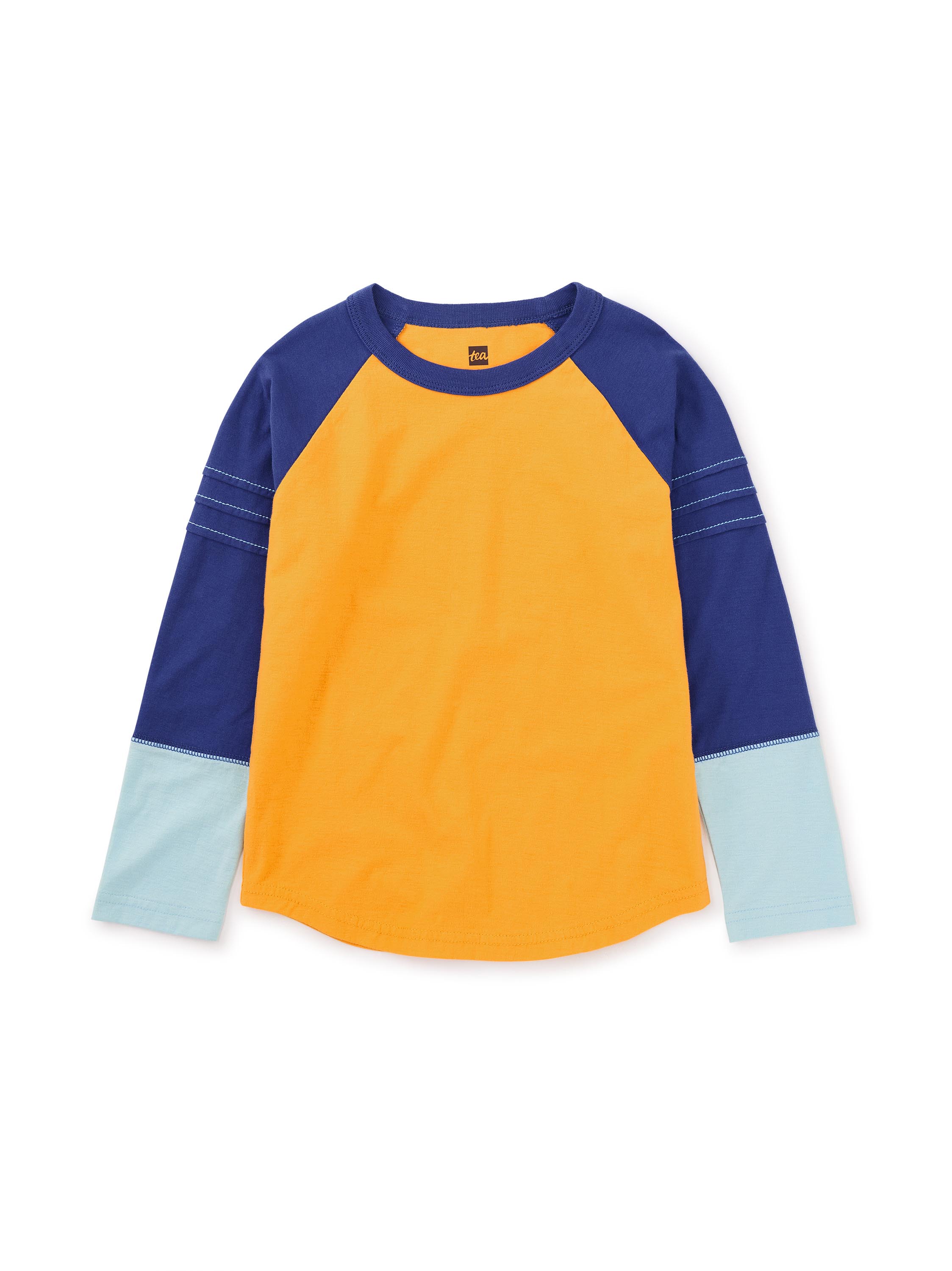 Colorblock raglan sweatshirt outlet