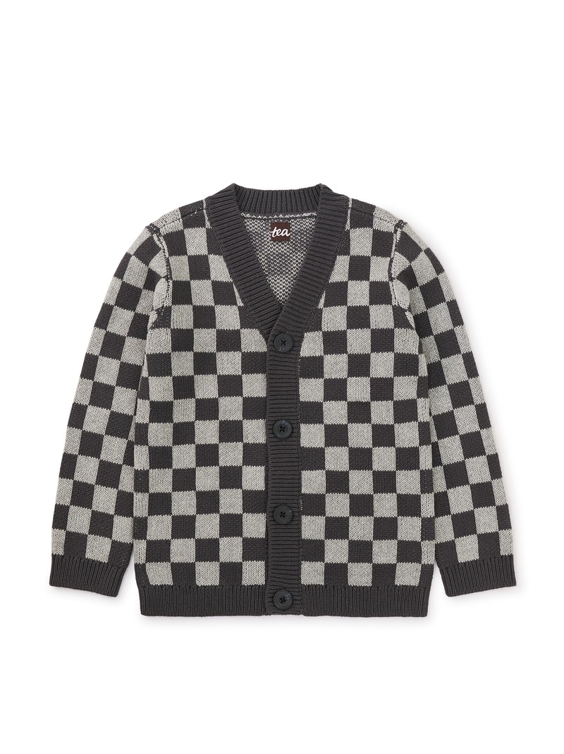Checkerboard Cardigan