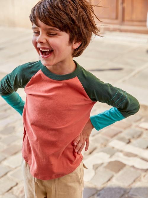 Explorer Colorblock Raglan Top