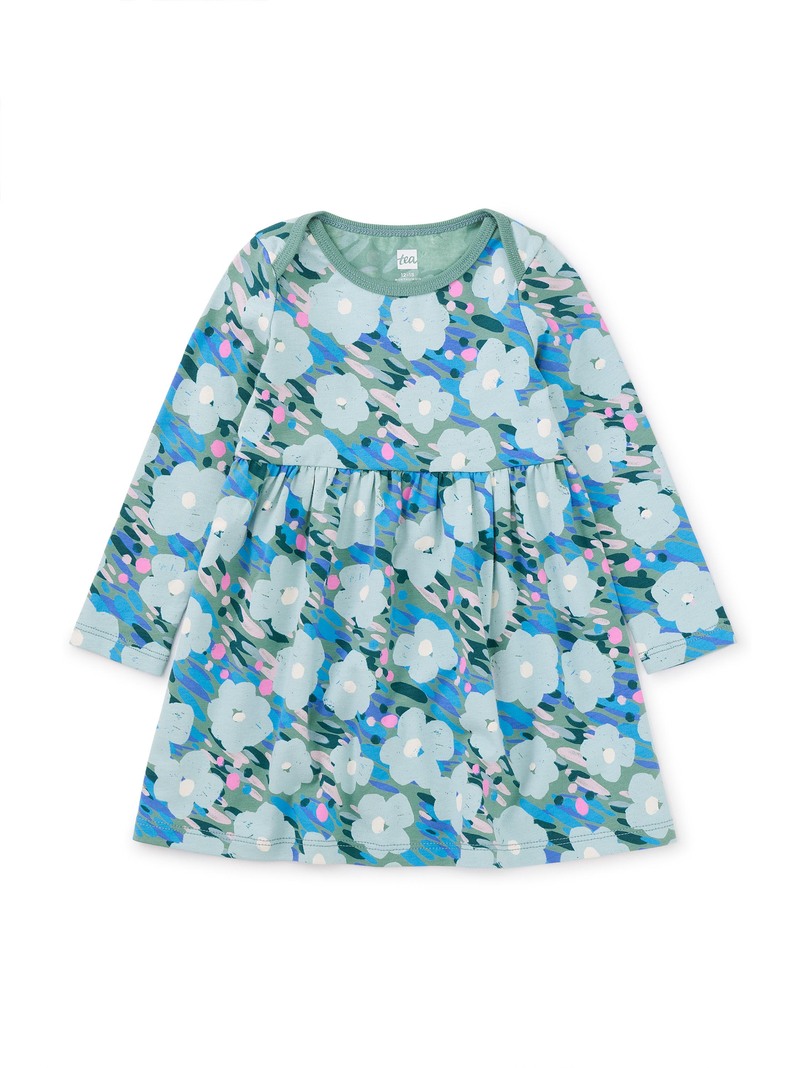 Long Sleeve Skirted Baby Dress