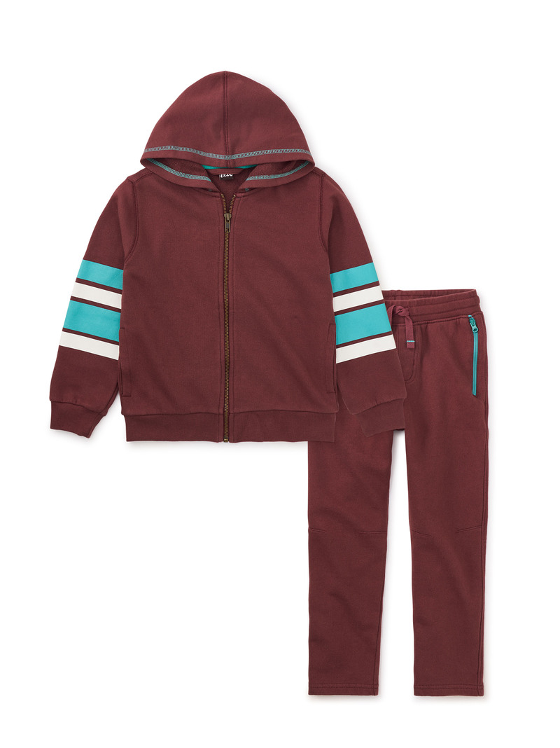 Stripe Out Hoodie & Joggers Set