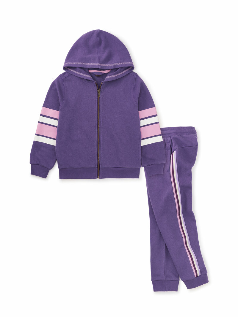Stripe Out Hoodie & Joggers Set