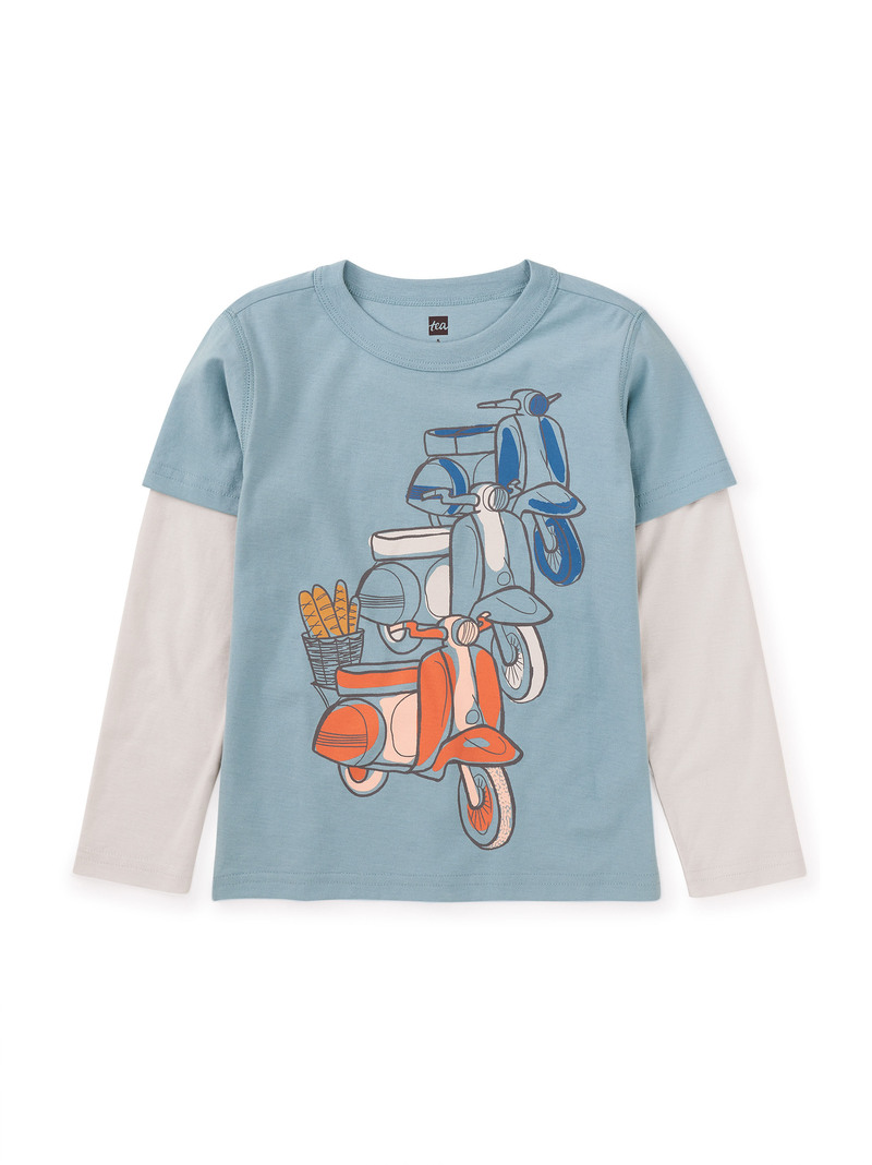 Scooter Layered Graphic Tee