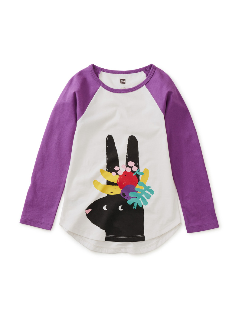 Rabbit Raglan Graphic Tee