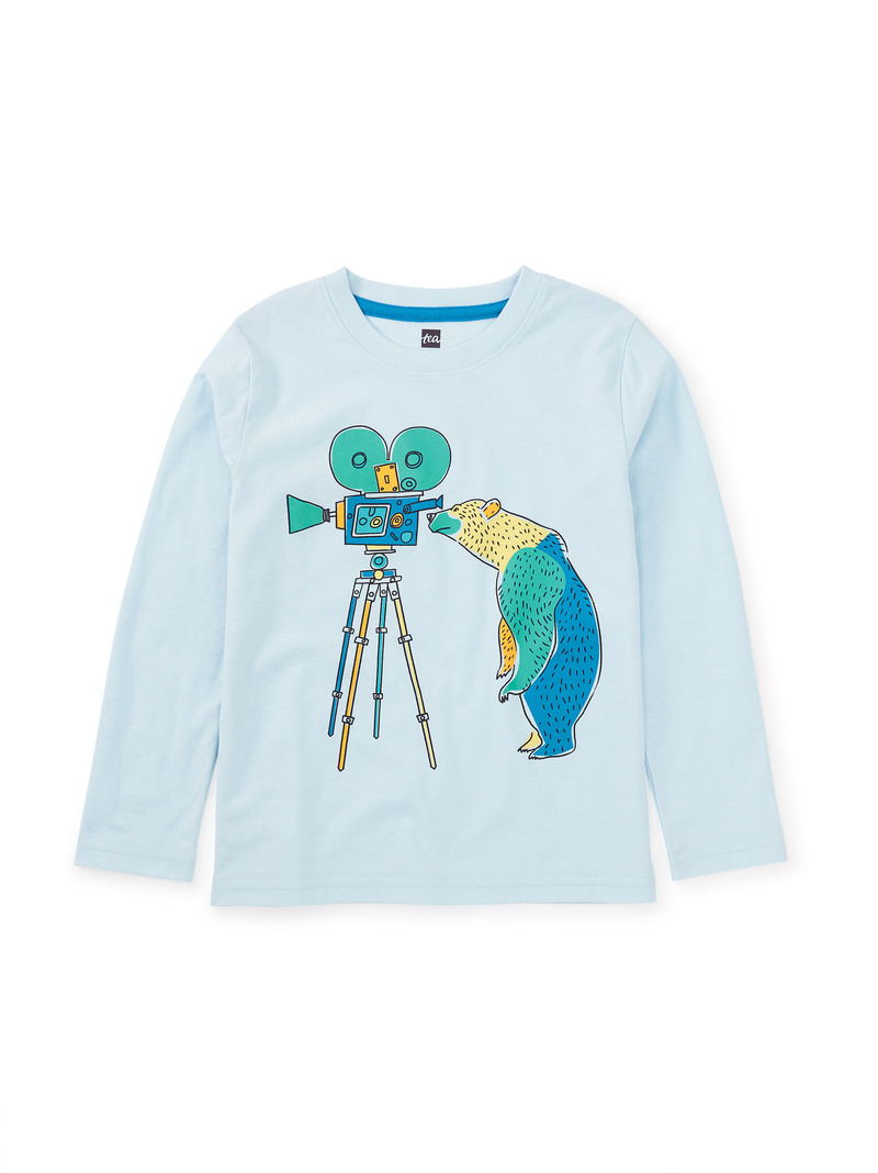 Camera Bear Graphic Tee