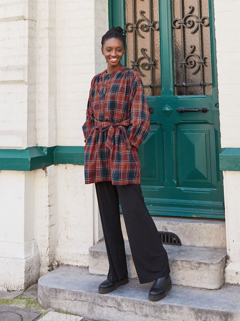 Adult Tie-Waist Tunic Dress