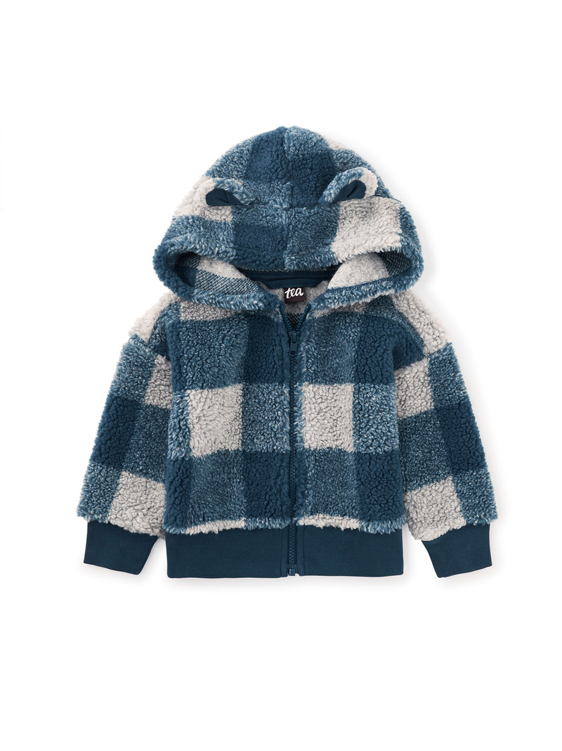 Teddy Fleece Bear Ears Baby Jacket