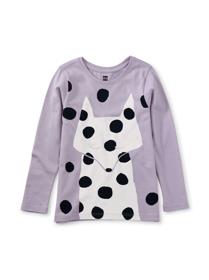 Polka Dot Fox Graphic Tee