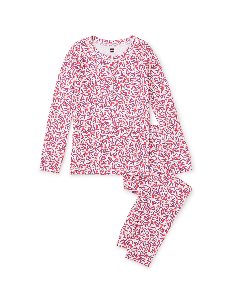 Pima Cotton Henley Pajama Set