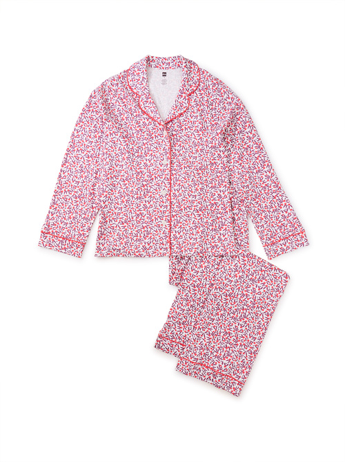 Adult Pima Cotton Long Sleeve Pajama Set