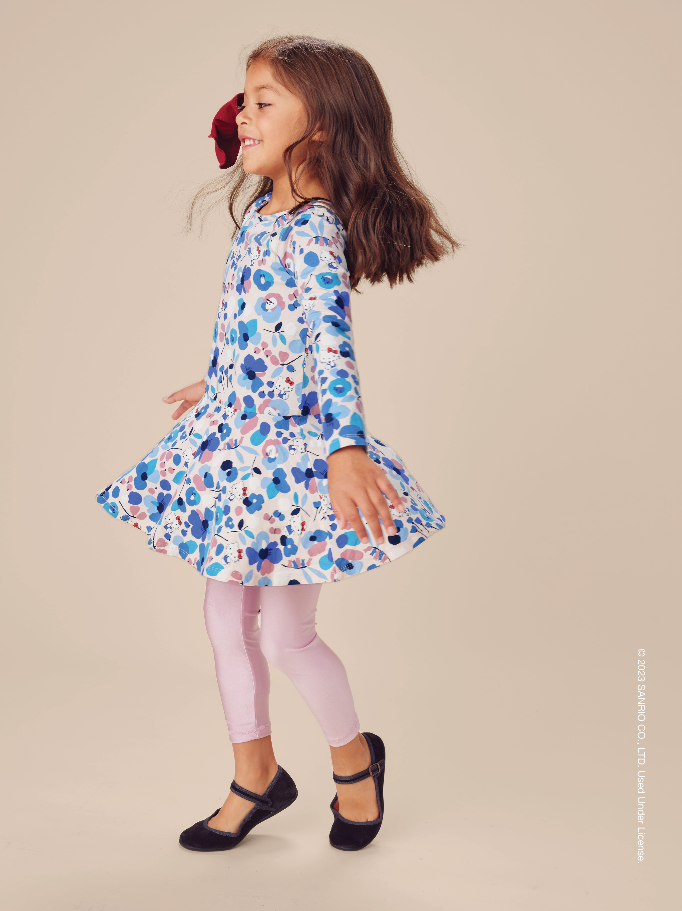 Hello Kitty® Drop Waist Skirted Dress | Tea Collection