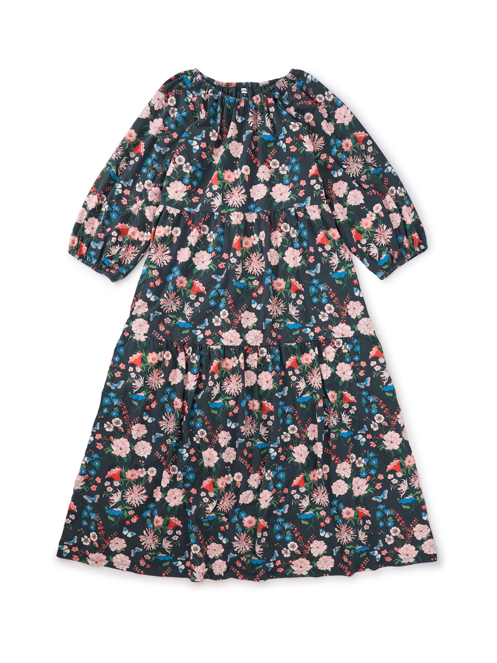 Adult Puff Sleeve Tiered Dress
