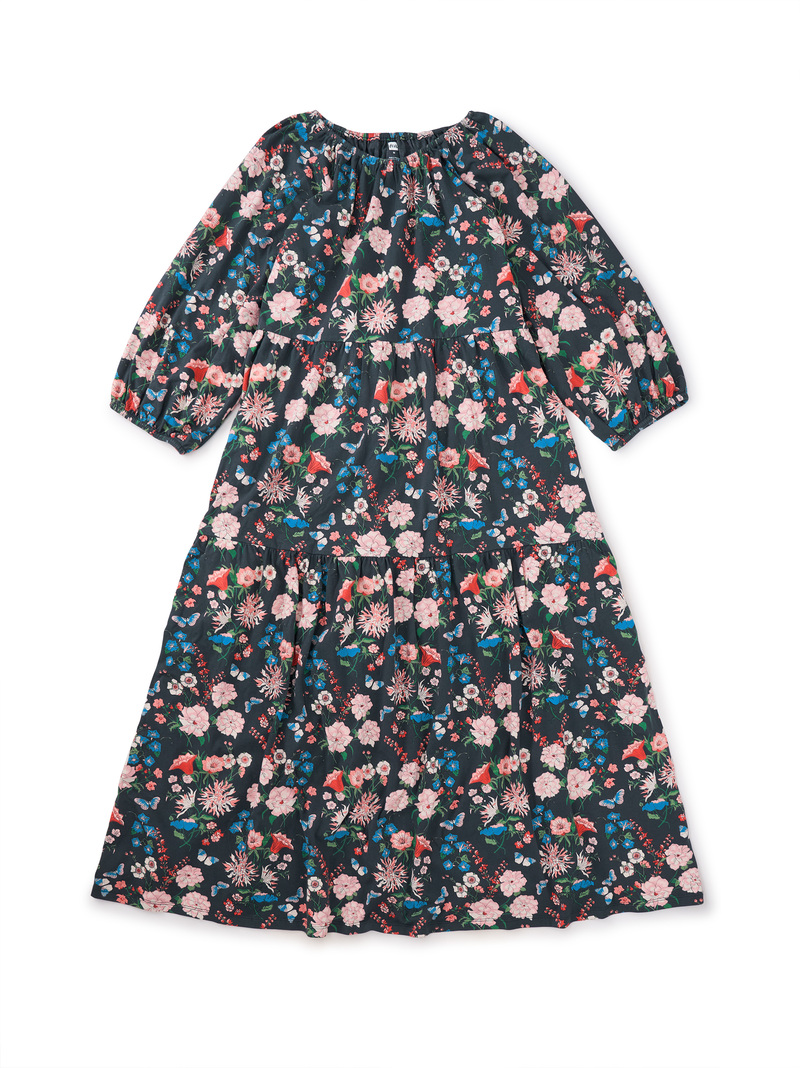 Adult Puff Sleeve Tiered Dress
