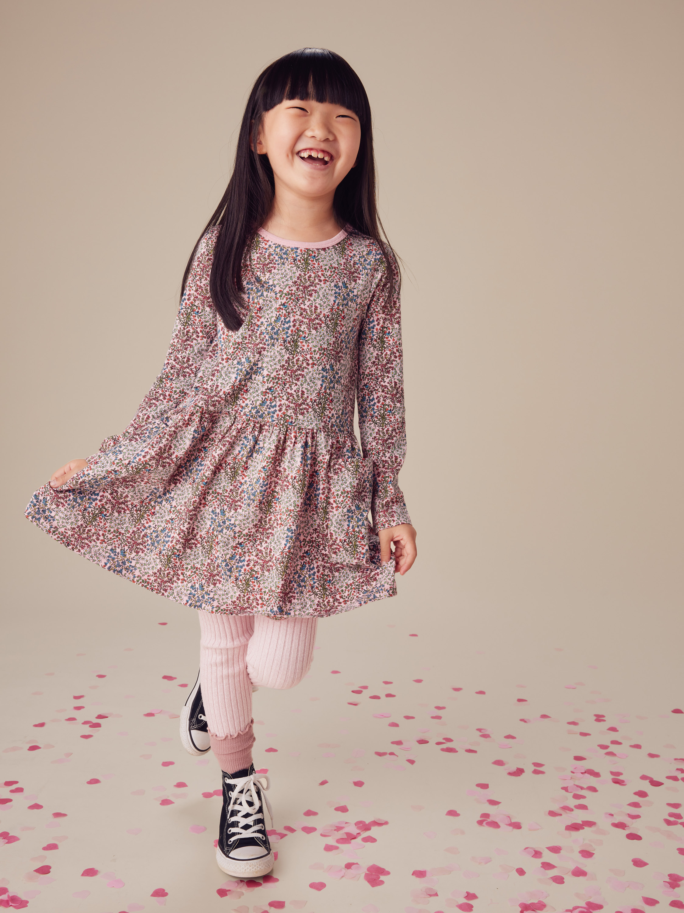 Long Sleeve Pocket Dress | Tea Collection