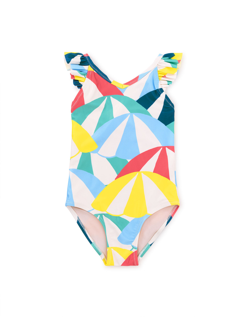 Ruffle One-Piece Swimsuit