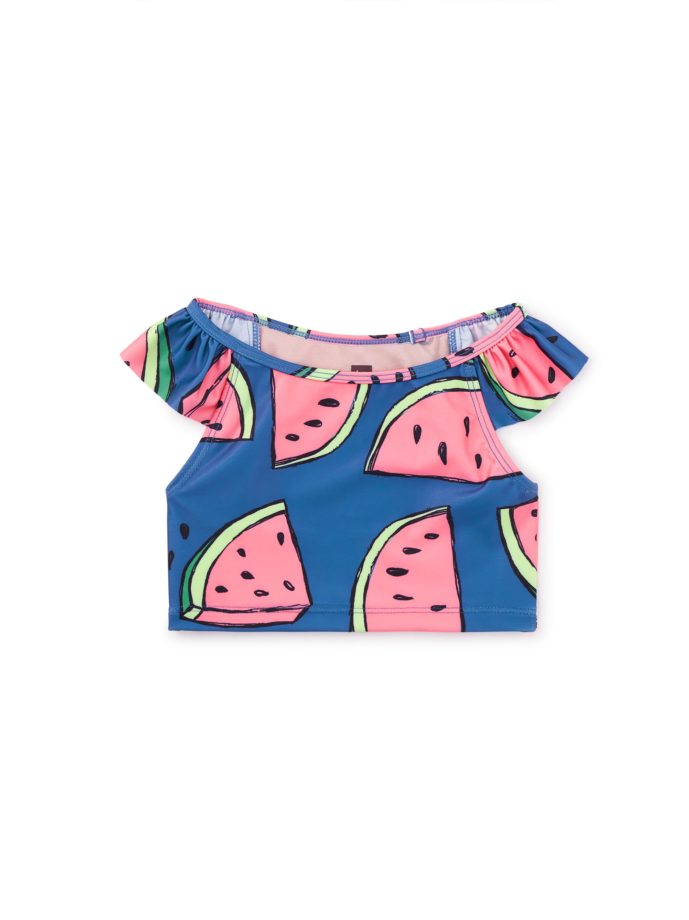 Girl Ruffle Sleeve Tankini Swim Top Top |Tea Collection