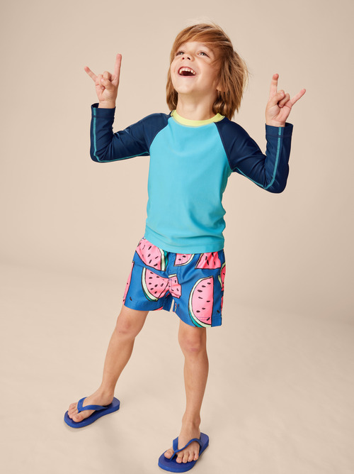 Mid-Length Swim Trunks