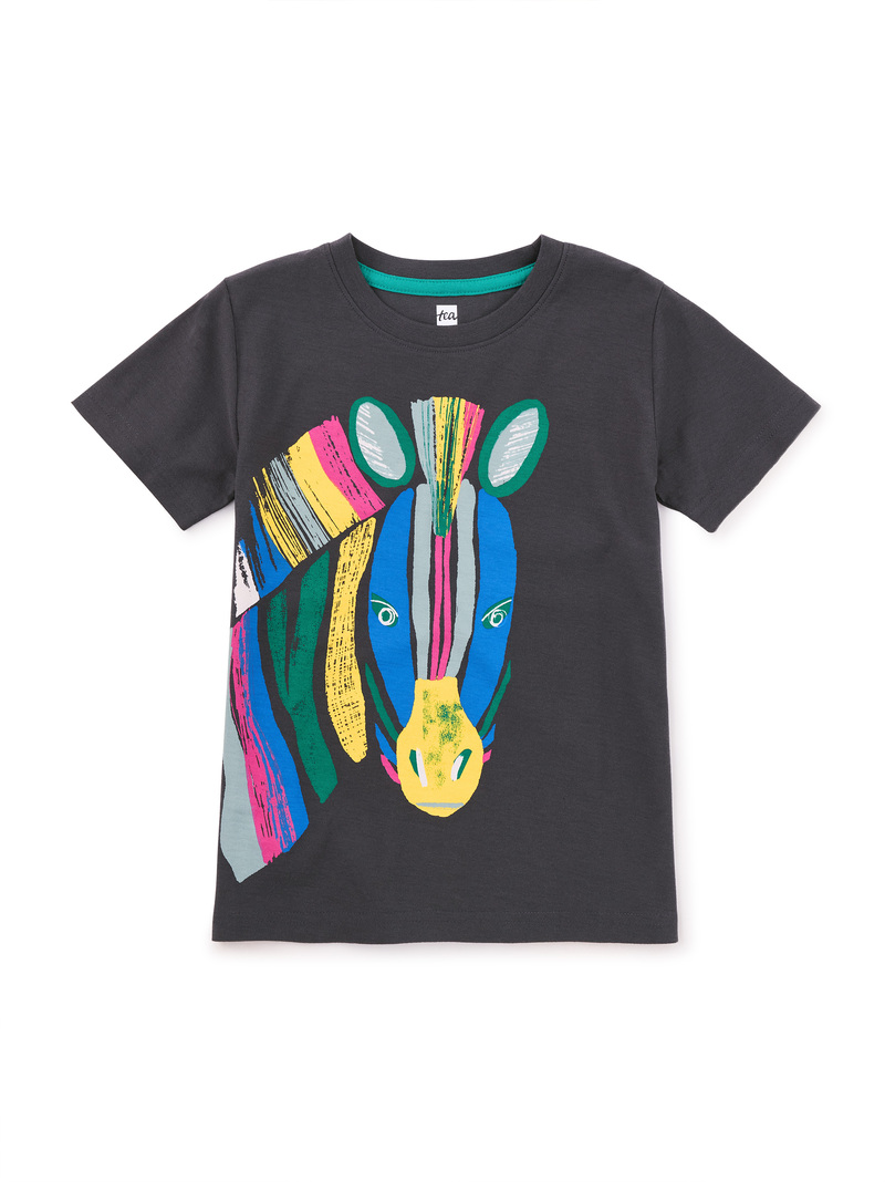 Bright Zebra Graphic Tee