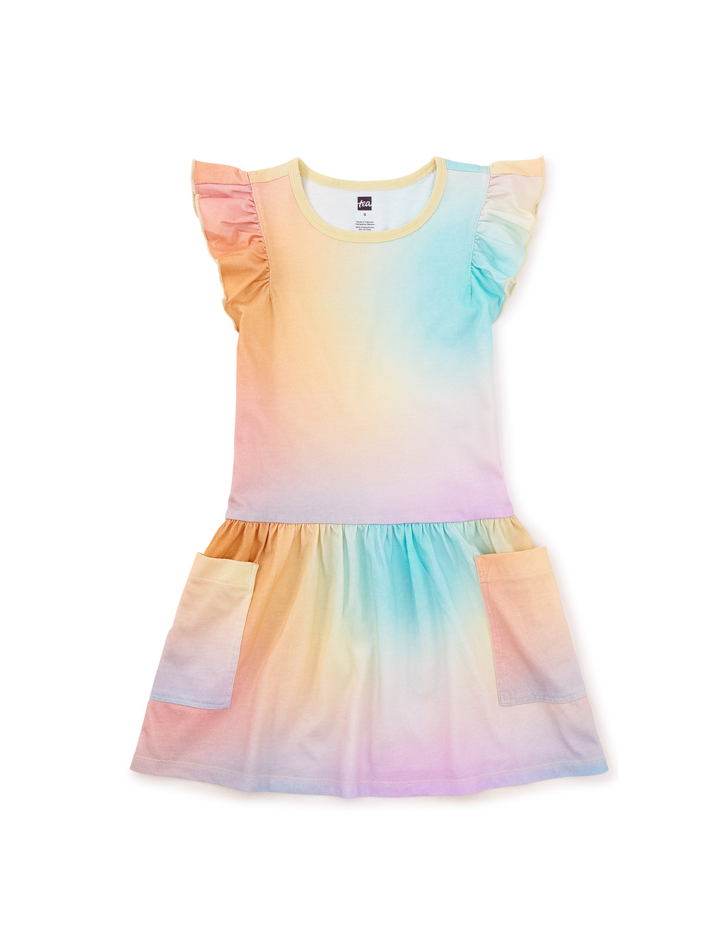 Flutter Sleeve Pocket Dress