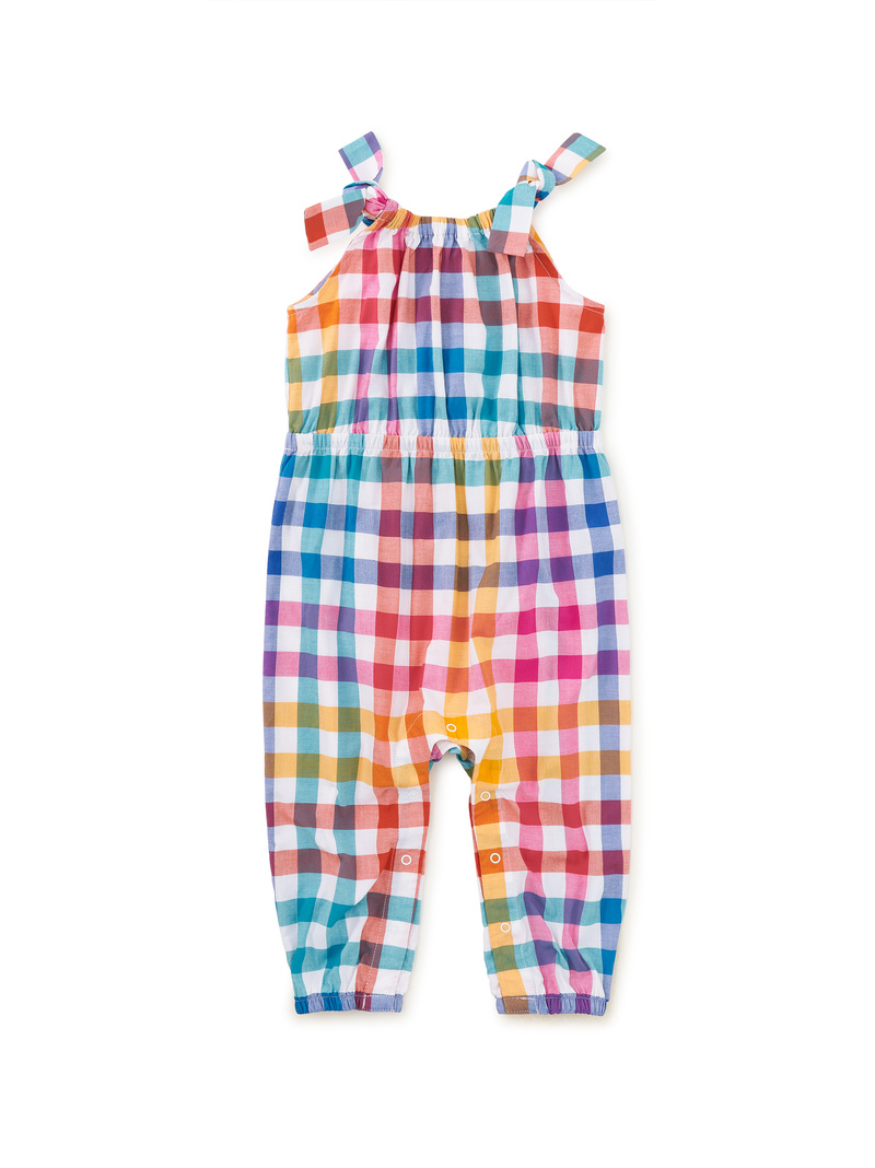 Tie Shoulder Baby Romper