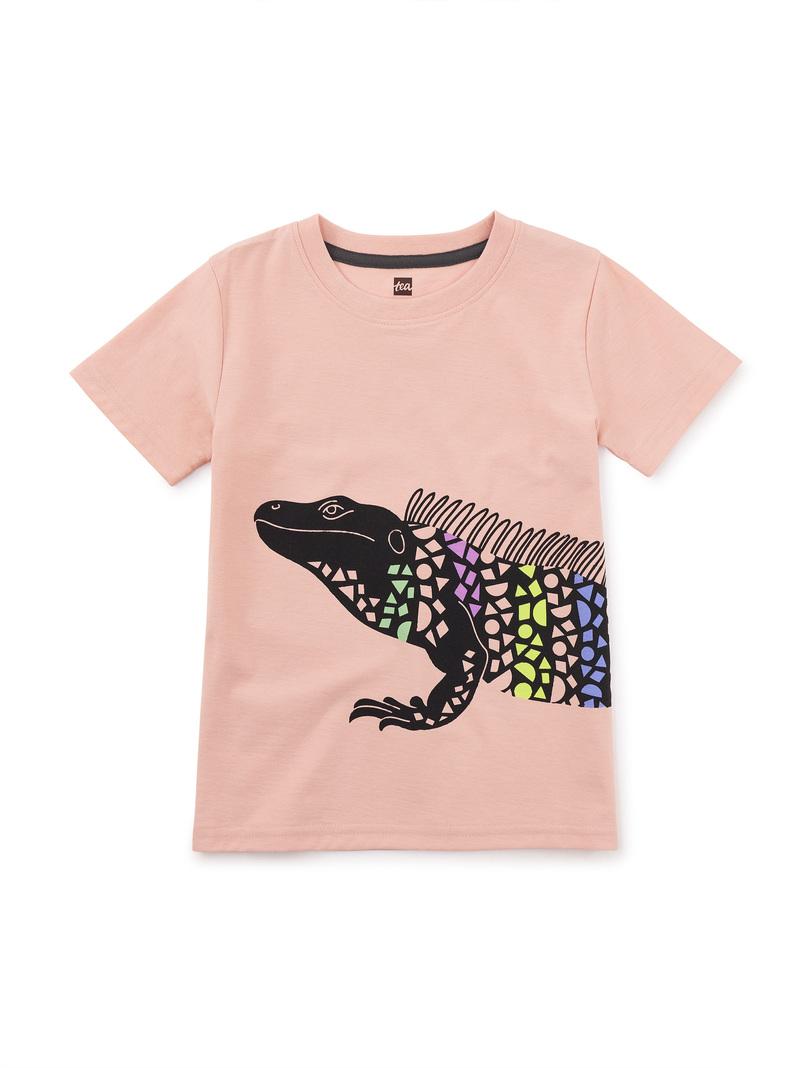 Mosaic Iguana Graphic Tee