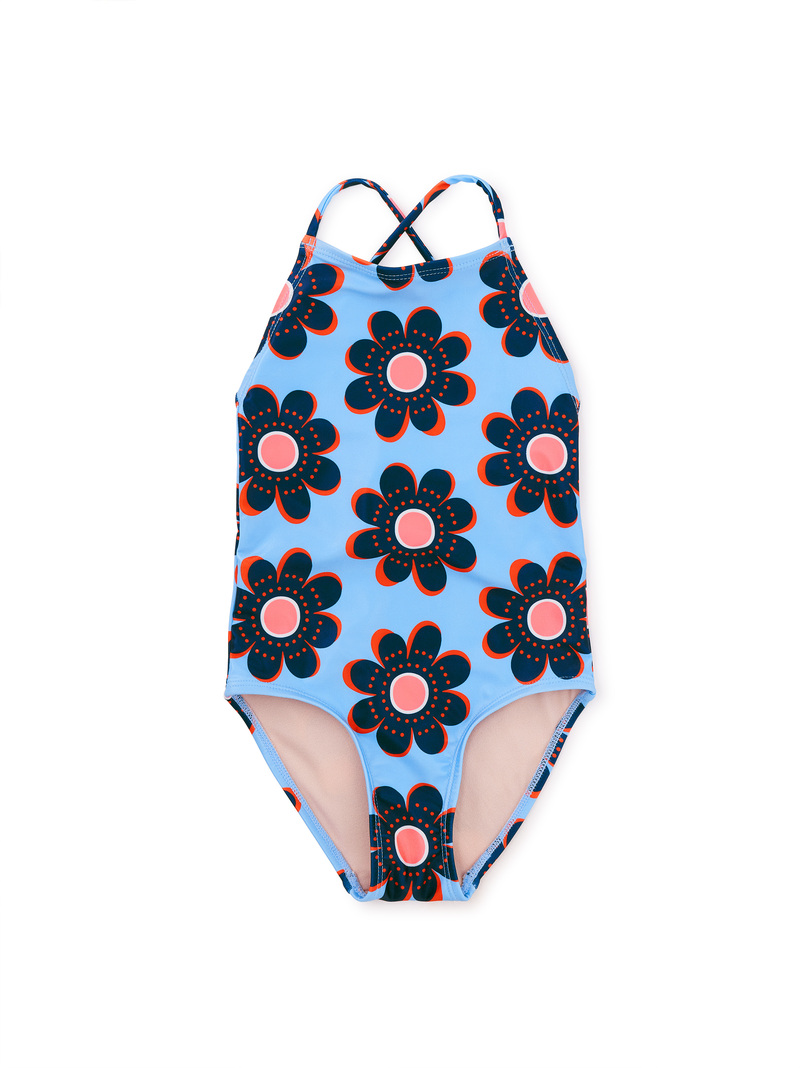 Cross Back One-Piece Swimsuit