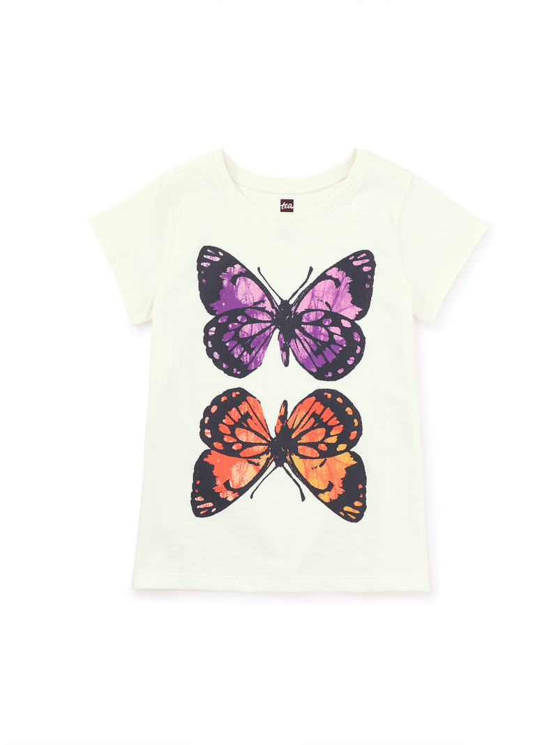 Batik Butterflies Graphic Tee