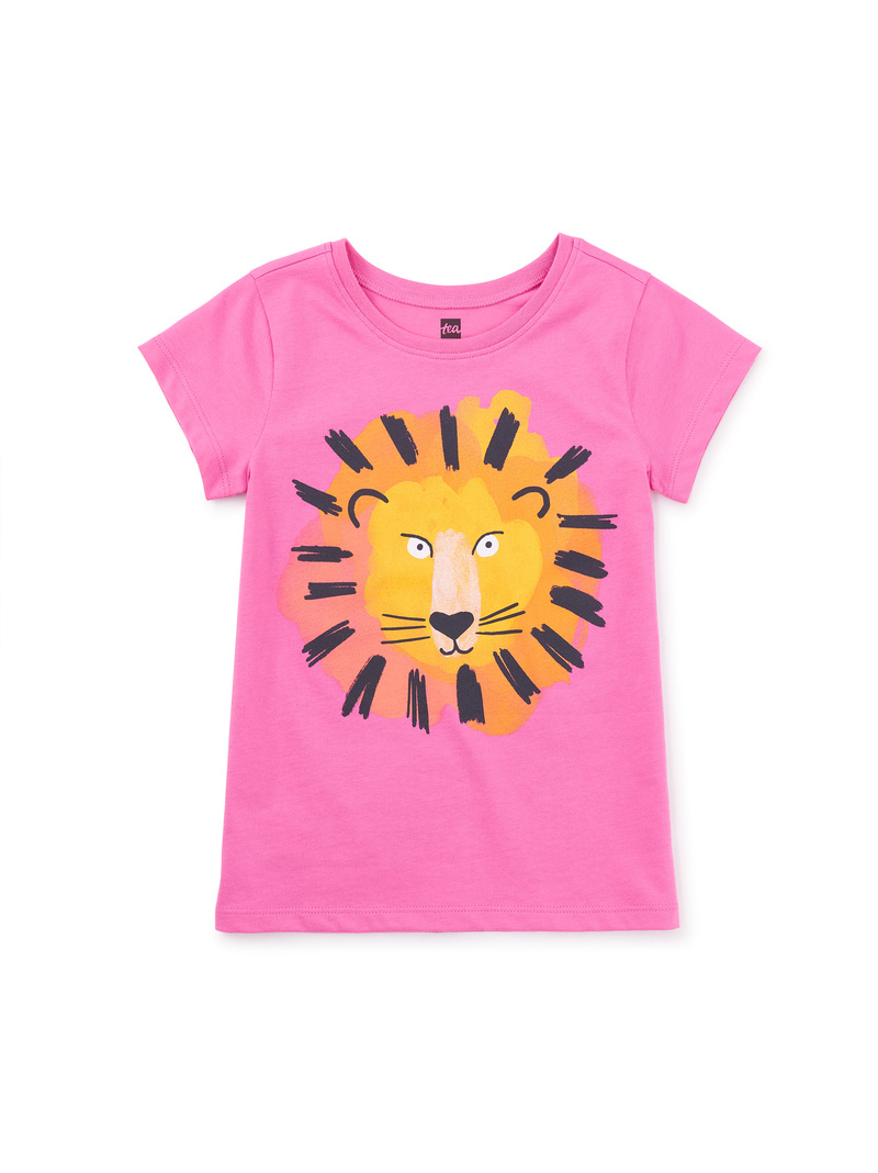 Lion Double-Sided Graphic Tee