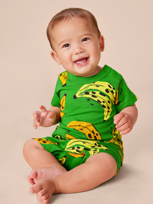 Double Pocket Baby Romper