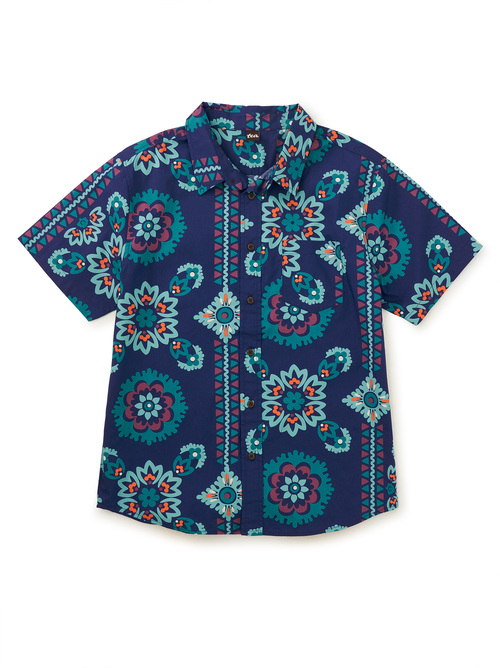 Adult Button-Up Woven Shirt