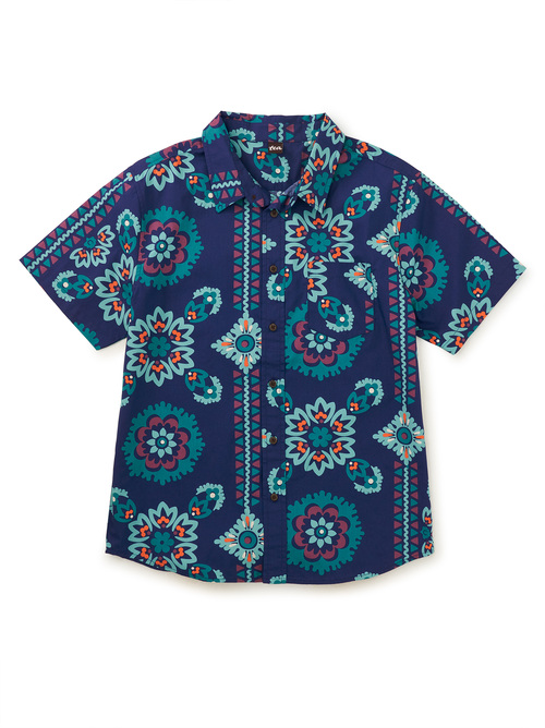 Adult Button-Up Woven Shirt