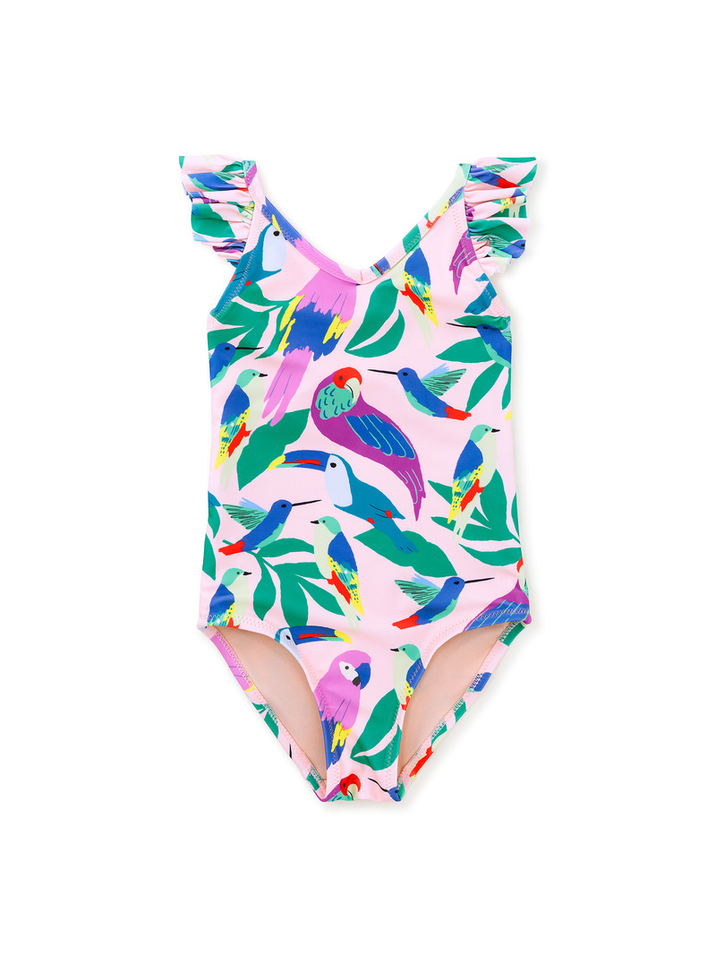 Ruffle One-Piece Swimsuit