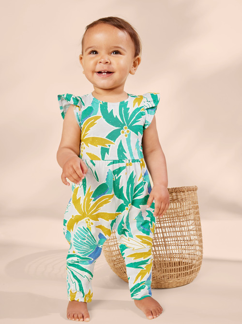 Tulip Sleeve Baby Romper