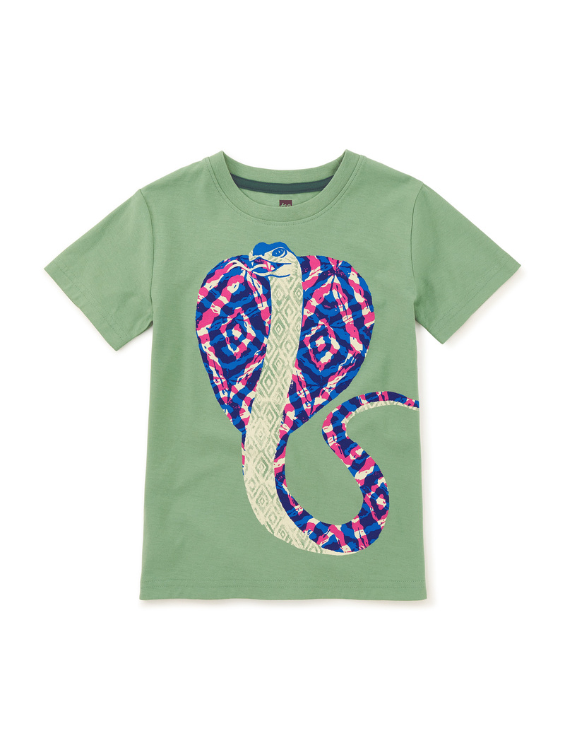 Block Print Cobra Graphic Tee