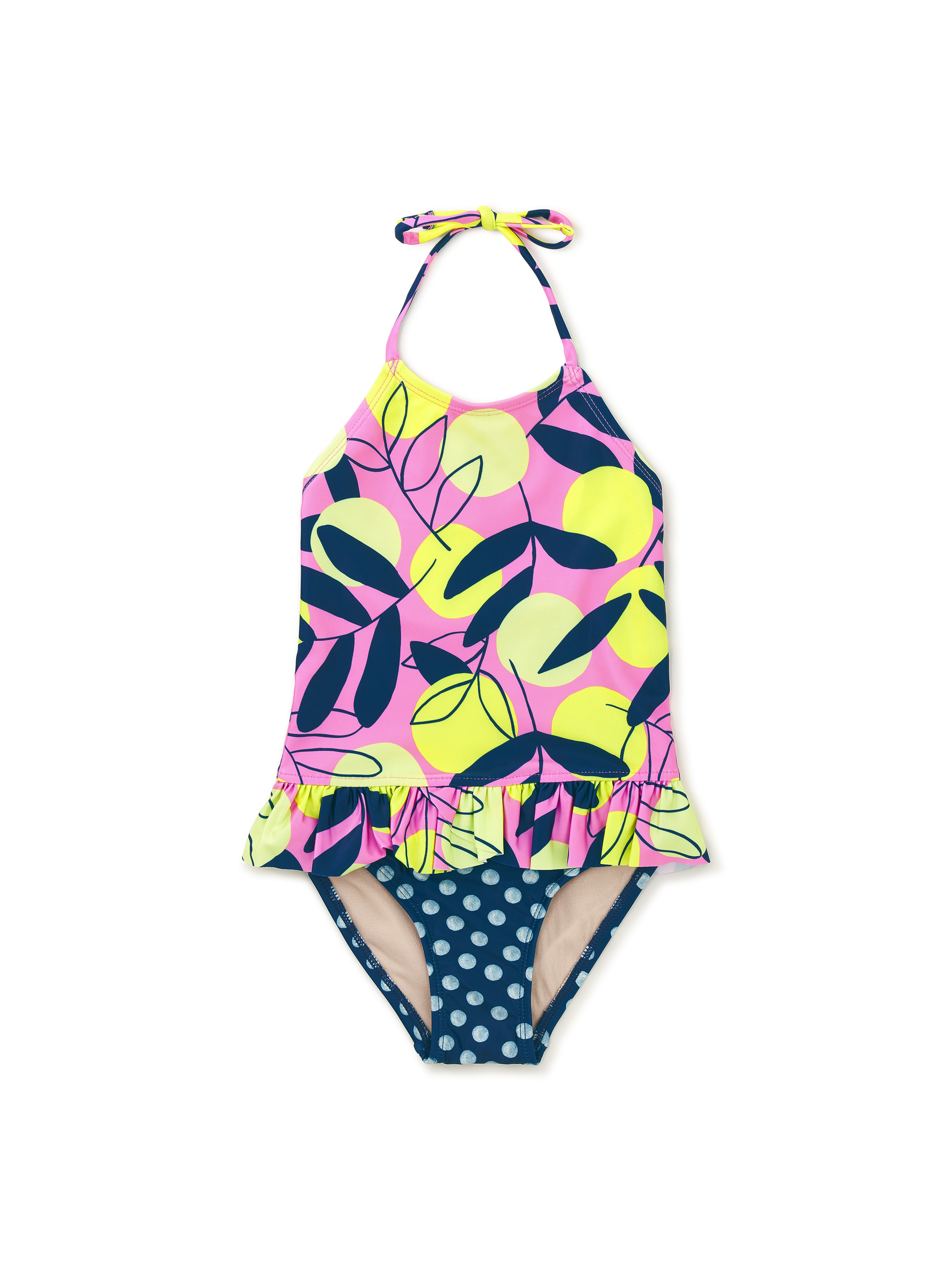 Peplum One Piece Swimsuit Tea Collection