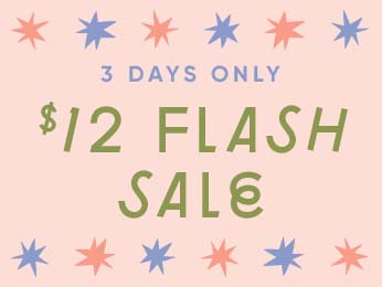 3 days only $12 flash sale