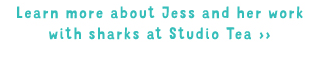 Learn more about Jess and her work with sharks at Studio Tea